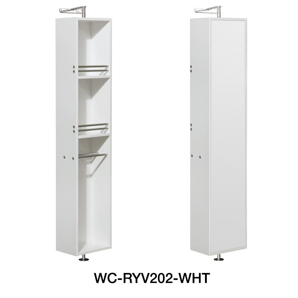 Wyndham Collection Amare 60" Wall-Mounted Double Bathroom Vanity Set With Integrated Sinks - Glossy White