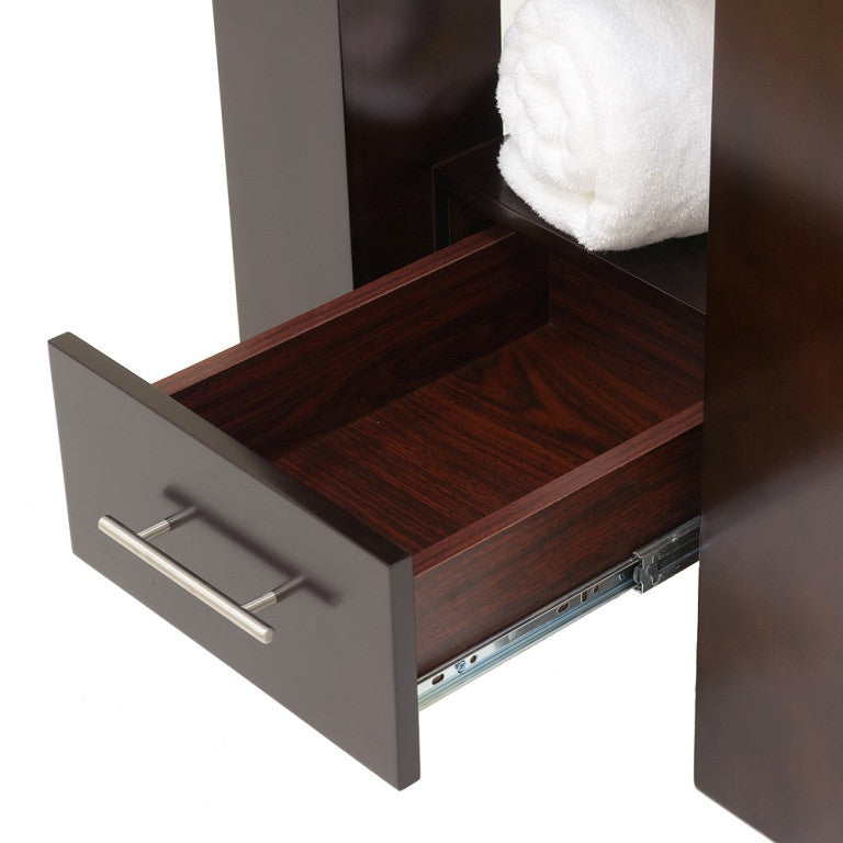 Wyndham Collection Amanda 22 Modern Vanity Set - Espresso