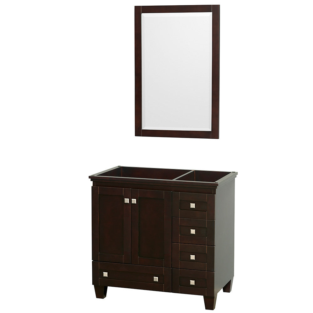 WYNDHAM COLLECTION Acclaim 36-inch Bathroom Vanity Set - Espresso