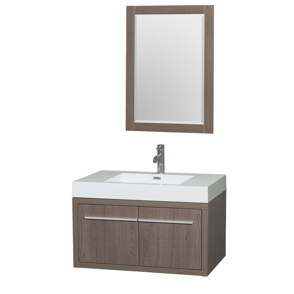 Axa 36 Bathroom Vanity - Gray Oak