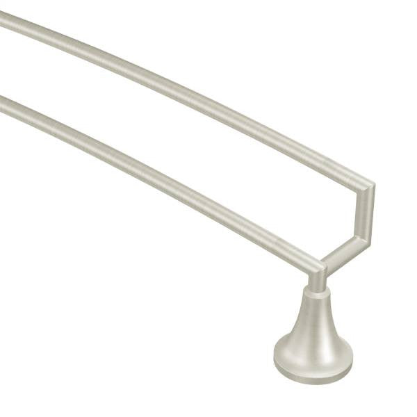 MOEN Icon brushed nickel 24" double towel bar