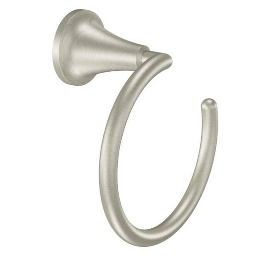 MOEN Icon brushed nickel towel ring