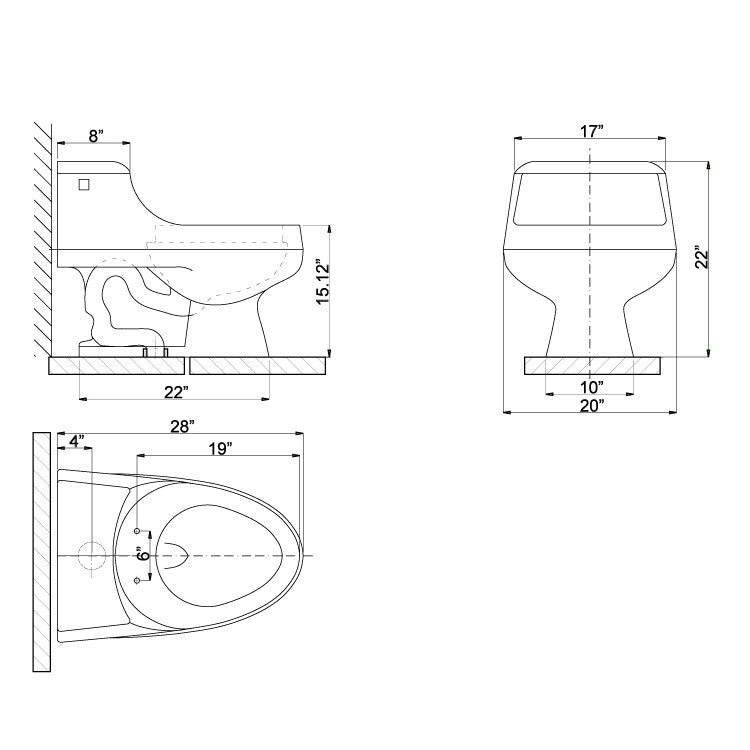 YUKON TOILET CONTEMPORARY TOILET